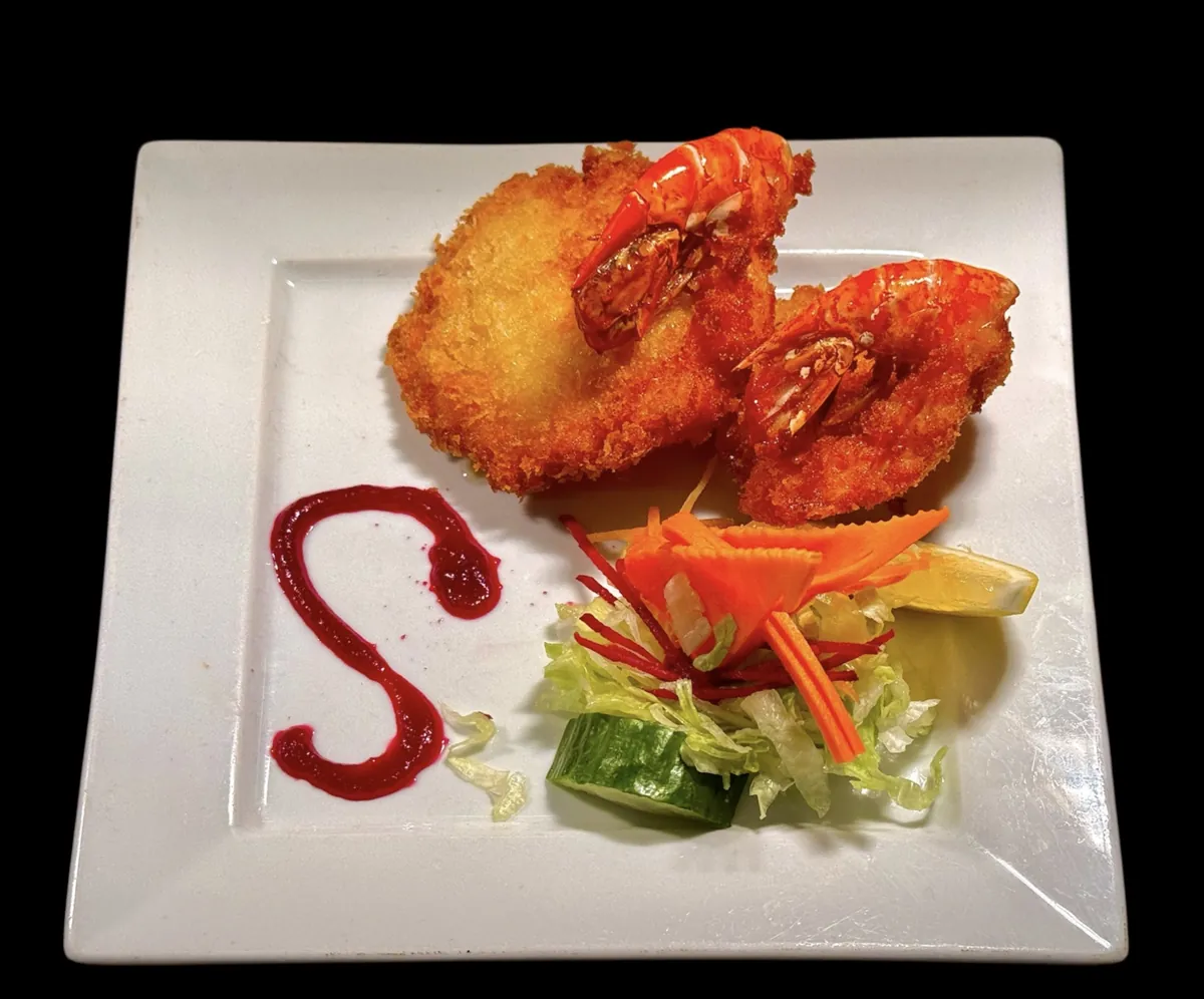 Tandoori prawns